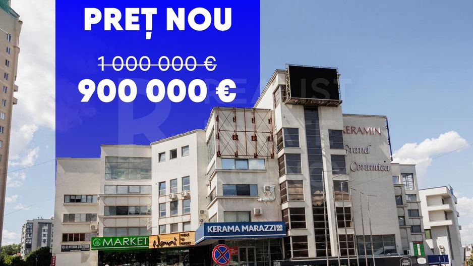 Vânzare, spațiu comercial, 524 mp, bd. Decebal, Botanica - Poză 1