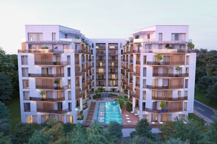 Studio lux  parter cu gradina proprie in ansamblu La Reserva Olimp - Poză 2