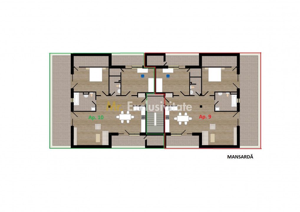 Zorilor Residence, Apartamente Noi 2-3-4 camere - Str. Zorilor - Carei - Poză 7