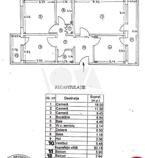 De vânzare: apartament 3 camere mobilat-utilat Militari-piata Gorjului - Poză 13