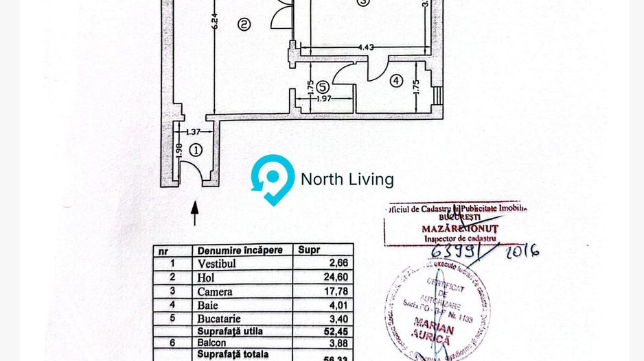 OCAZIE APARTAMENT CU LICENTA AIRBNB NORTH LIVING 100% CENTRUL ISTORIC - Poză 16