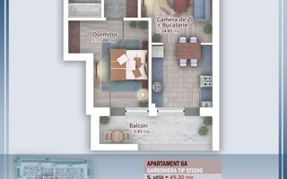 Theodor Pallady Metrou Nicolae Teclu-Apartament 2 camere - Poză 2