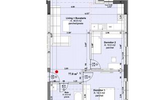 Apartament 3 camere Sibiu, Dna Stanca, lift si parcare - Poză 9