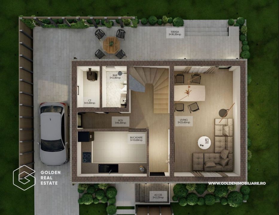 Casa/Vila ARYA P+E, 400 mp teren, Cartierul ATHENA, comision 0% - Poză 6