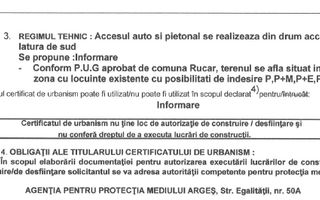 Teren intravilan 3214 mp  în Rucăr cu deschidere 56 m în DN73 - Poză 13
