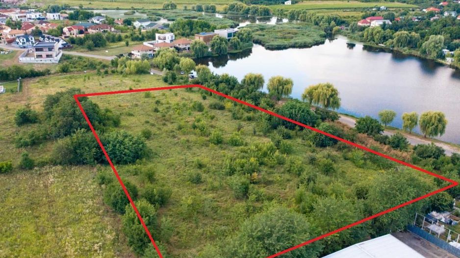 Teren cu vedere la lac, intravilan, Strada Laguna Albastra, Corbeanca - Poză 3