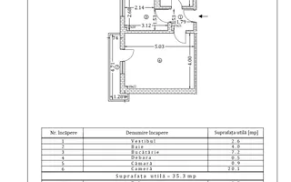 13 Septembrie | Prosper | Garsoniera | comision 0% - Schiță 18