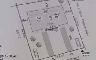 Duplex P+1+M, 251 mp utili, teren 340 mp – Domnești - Schiță 19