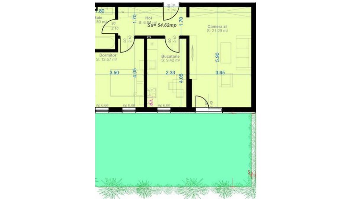 Apartament nou, 2 camere - la Parter - zona  Aradului - Poză 2