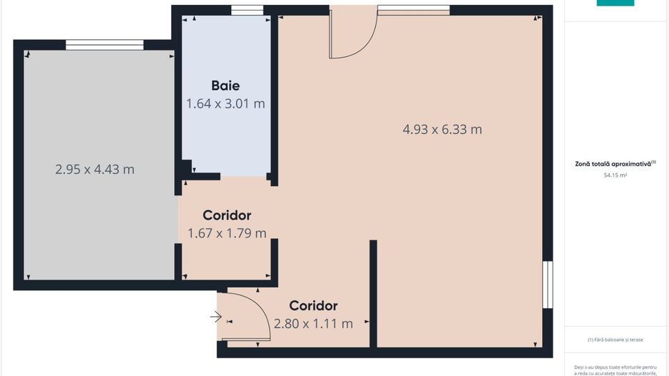 Apartament cu două camere în Giroc - Poză 6