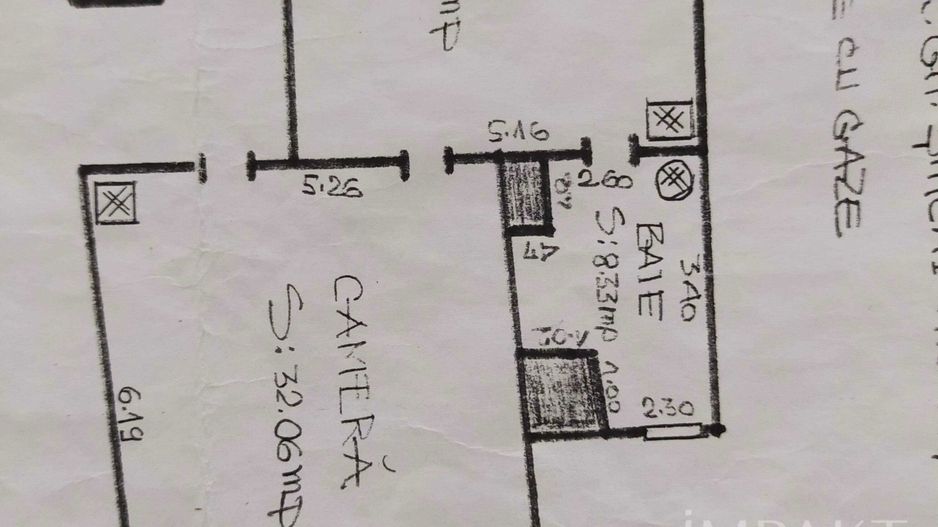 Bijuterie de apartament! 2 camere | Tavan Inalt (3.80m) | Ultracentral - Schiță 10