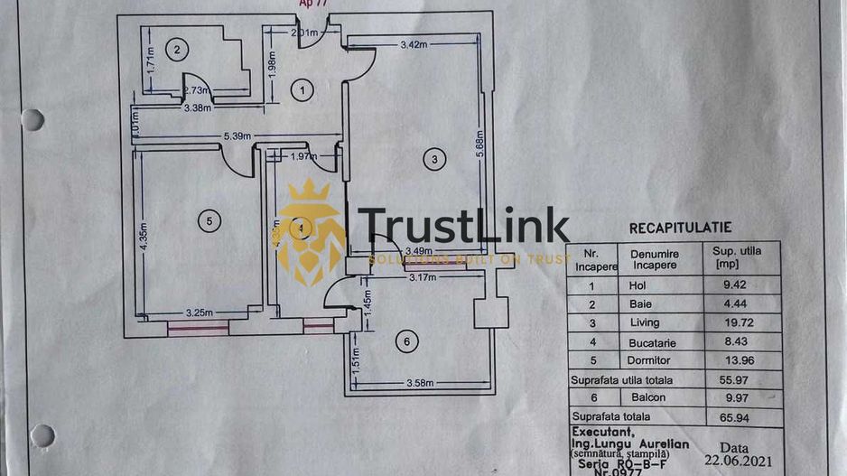 Apartament bloc nou loc parcare  subteran Nerva Traian Timpuri Noi - Poză 7