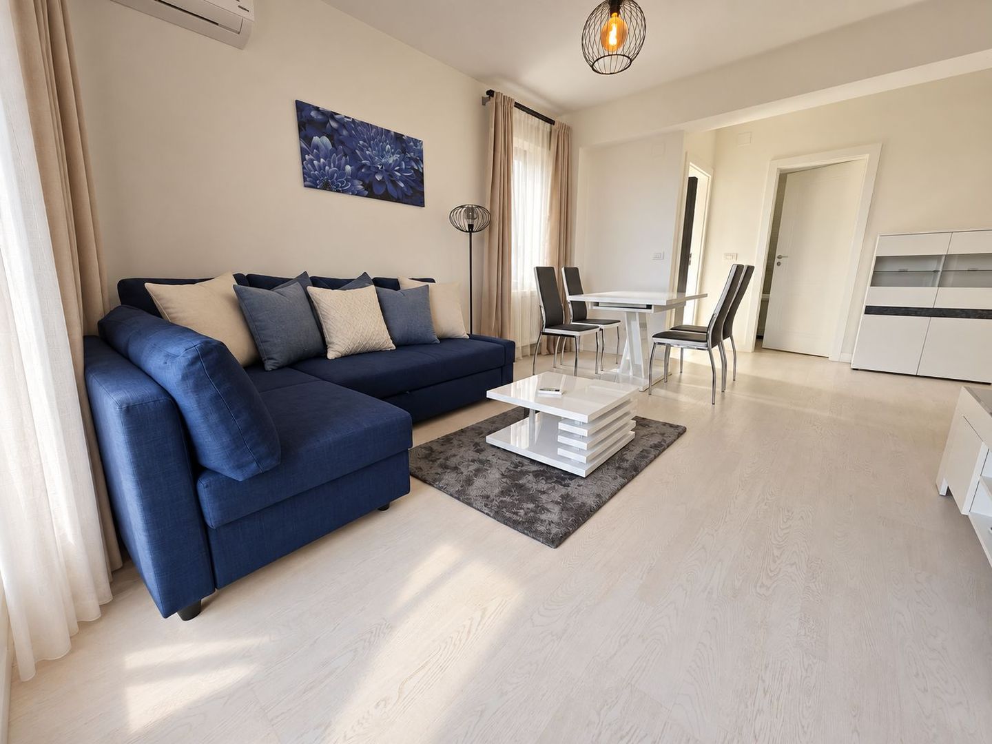 Apartament 2 camere de închiriat în Pipera, 56 mp, 550 €/lună, mobilat - Poză 10