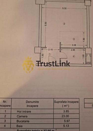 Garsoniera vanzare- Pajurei Ansamblul Dana Nord - Poză 14