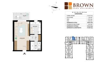 Garsoniera spatioasa in ansamblu rezidential nou - Berceni, Sector 4 - Schiță 8