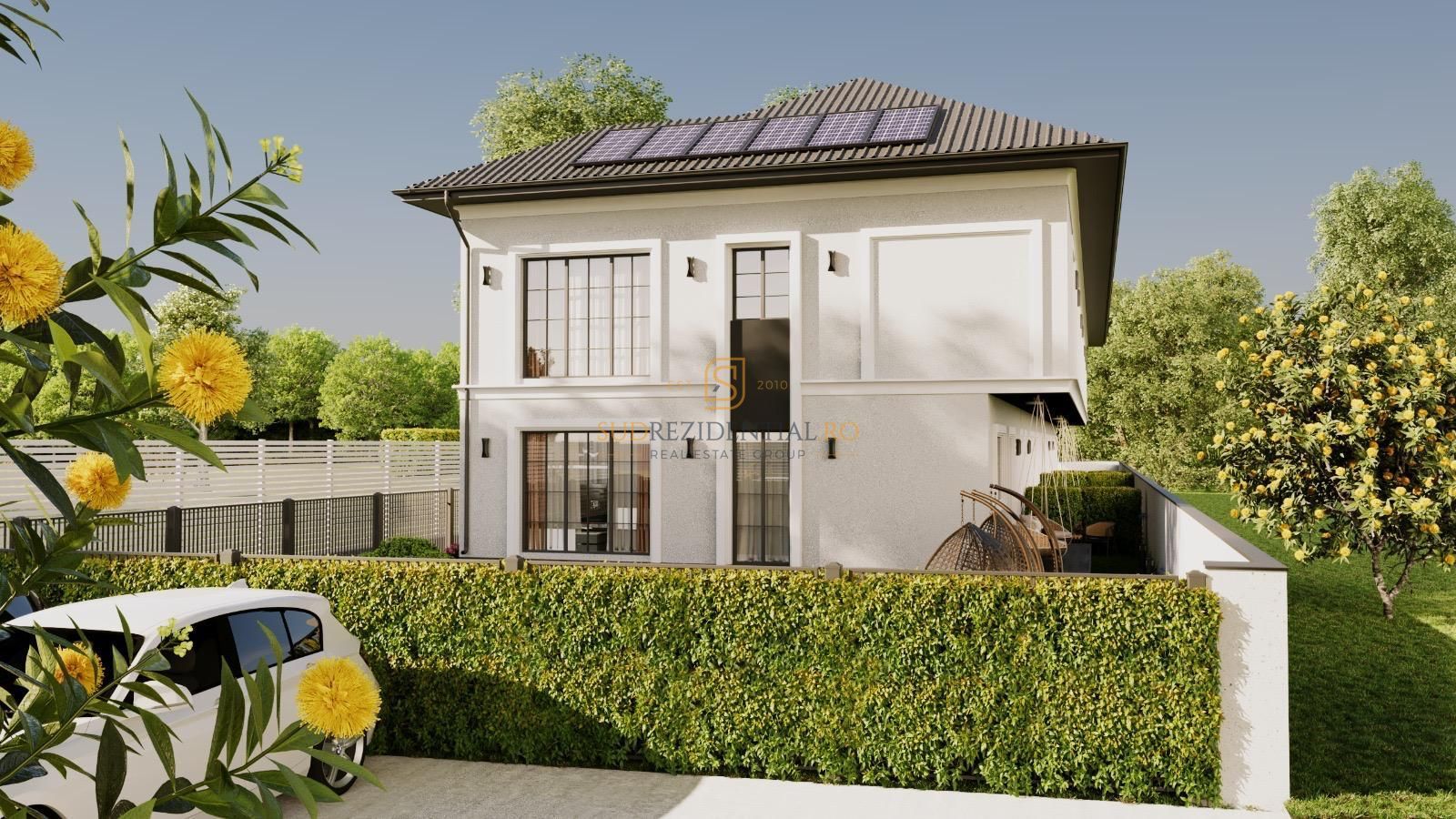 Vila moderna, P+1+M, 4 camere, Popesti-Leordeni - Poză 3