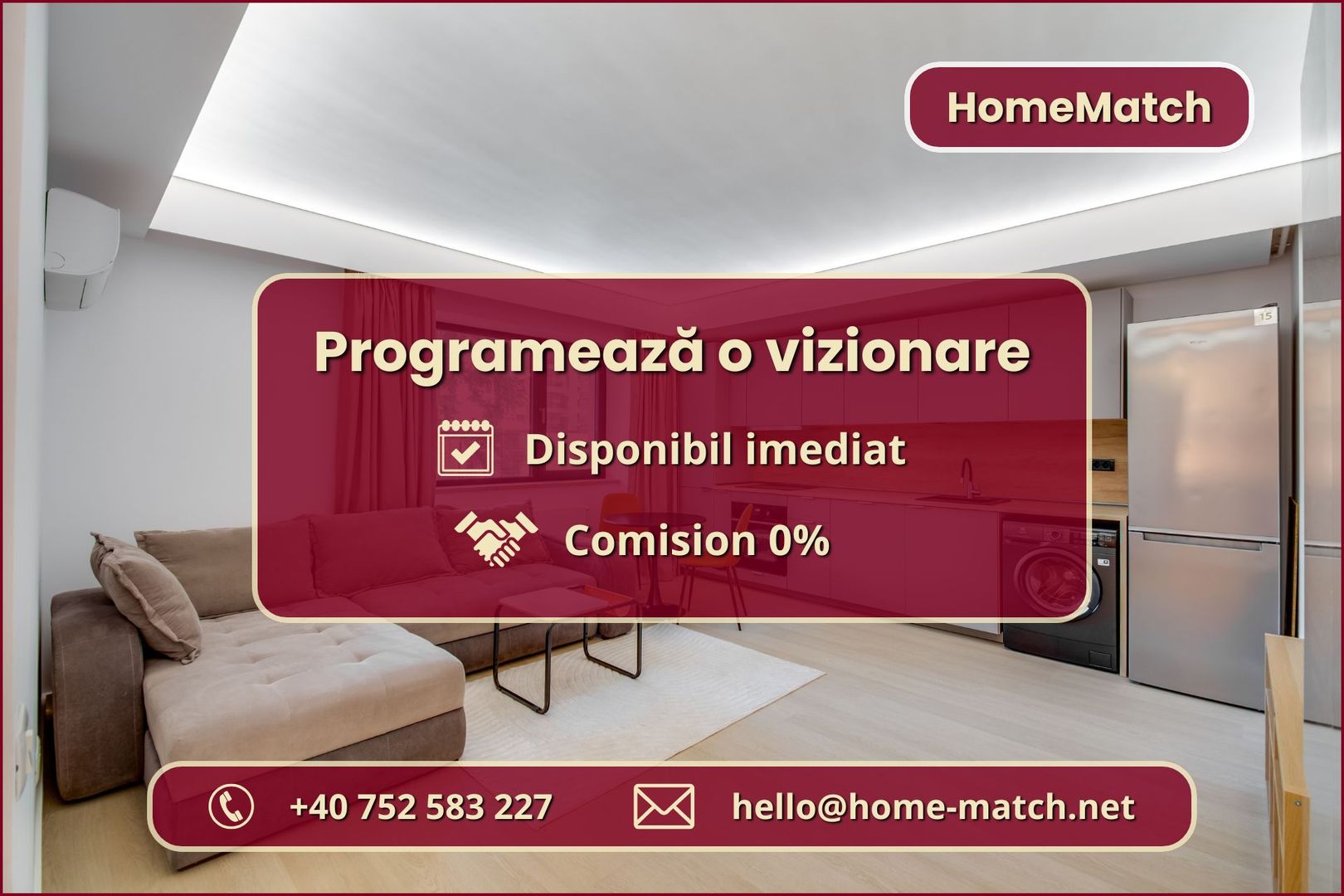 Cortina North || 2 Camere || Baie cu duș || Comision 0% - Poză 13