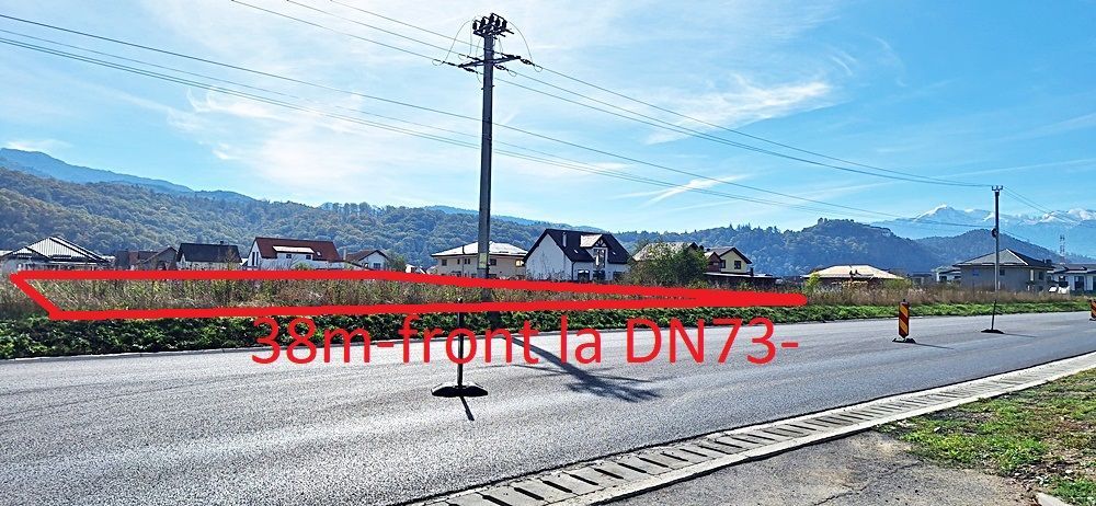 Intrare in Rasnov dinspre Brasov, zona de case noi, teren de 1976mp,  80 euro/mp - Poză 2
