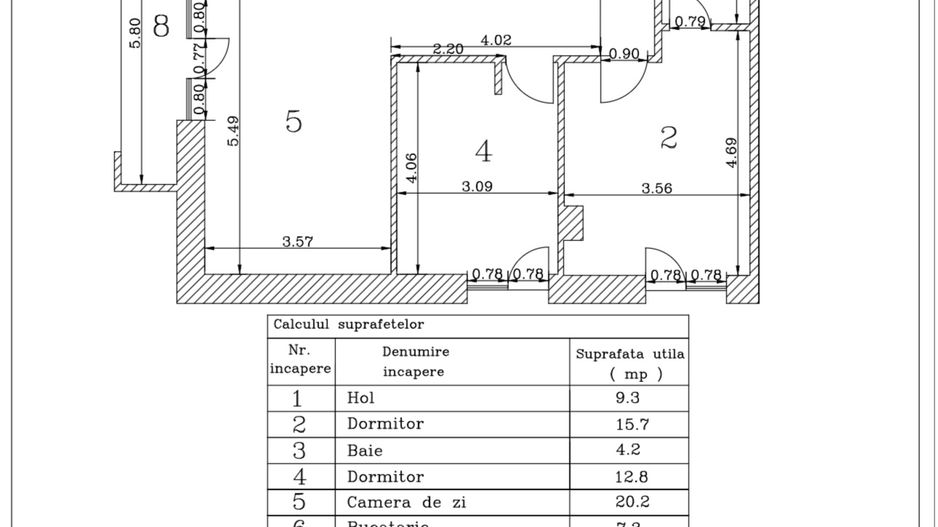 OPORTUNITATE | 3 CAMERE | DECOMANDAT | LOC DE PARCARE | 2025 - Schiță 15