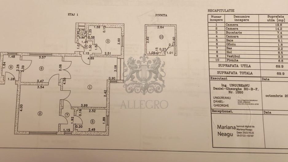3 Camere | Foisorul De Foc | Renovat 2025 | Deosebit | 1/3 | Boxa - Schiță 8