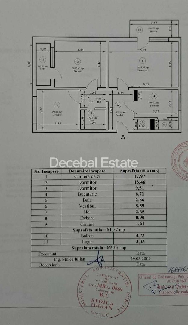 3 Camere Decomandat - Drumul Taberei-Metrou Tudor Vladimirescu - Poză 6