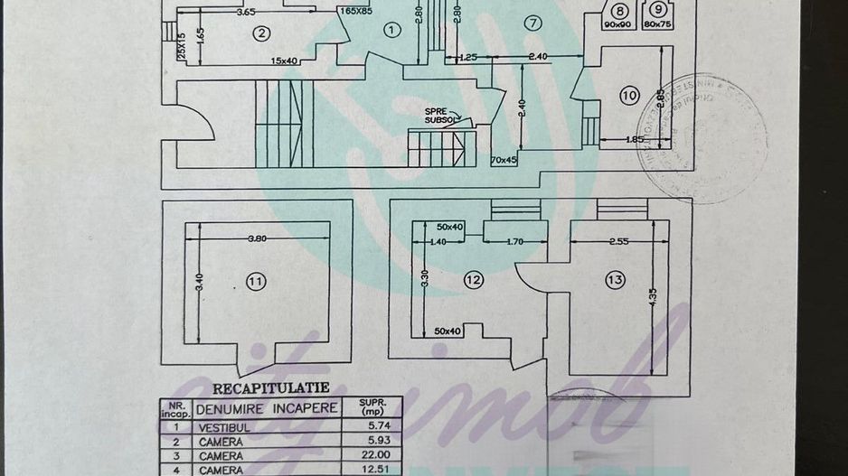 4 camere IDEAL pentru activitati de birour-Ultracentral-80 mp- renovat - Poză 4