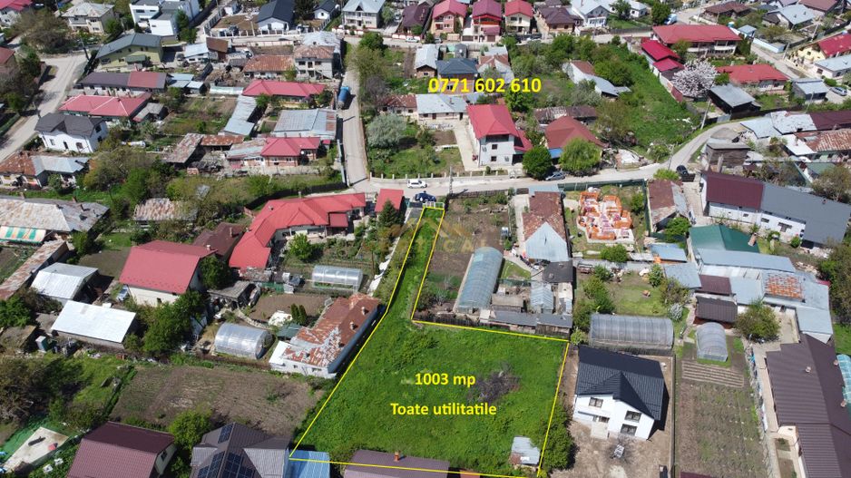 teren 1003 mp, oportunitate de constructie, Berceni - Poză 1