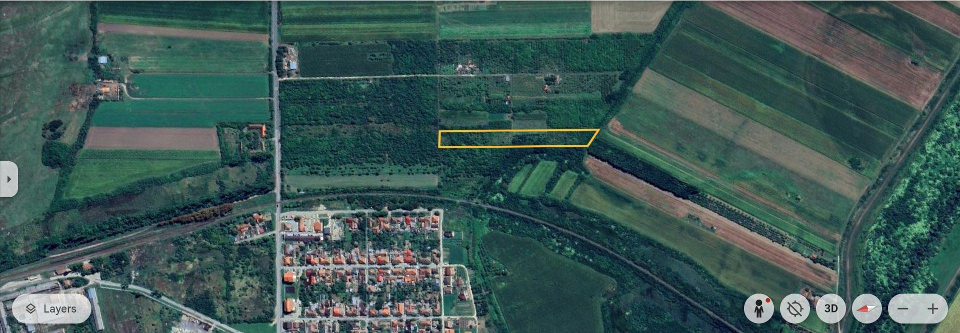 Teren cu livadă – 9.000 mp –la 400 m de ieșirea din Chișinau Cris - Poză 2