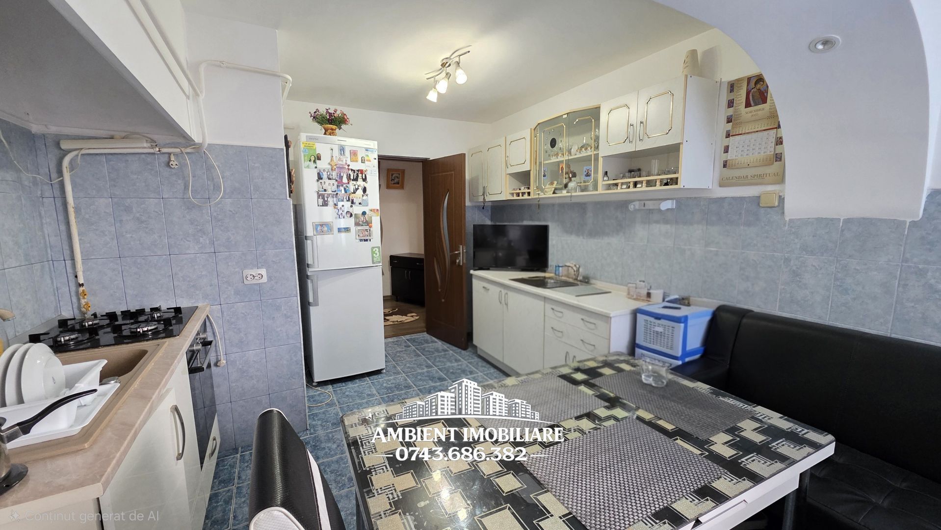 Apartament cu 3 camere, mobilat și utilat, VASLUI - zona AUTOMOMENT; - Poză 7