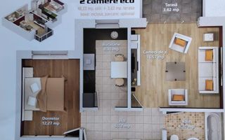 Apartament 2 camere I Avantgarden I Balcon - Poză 7