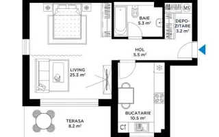 Vânzare, Studio dublu în zona Străulești - Poză 13