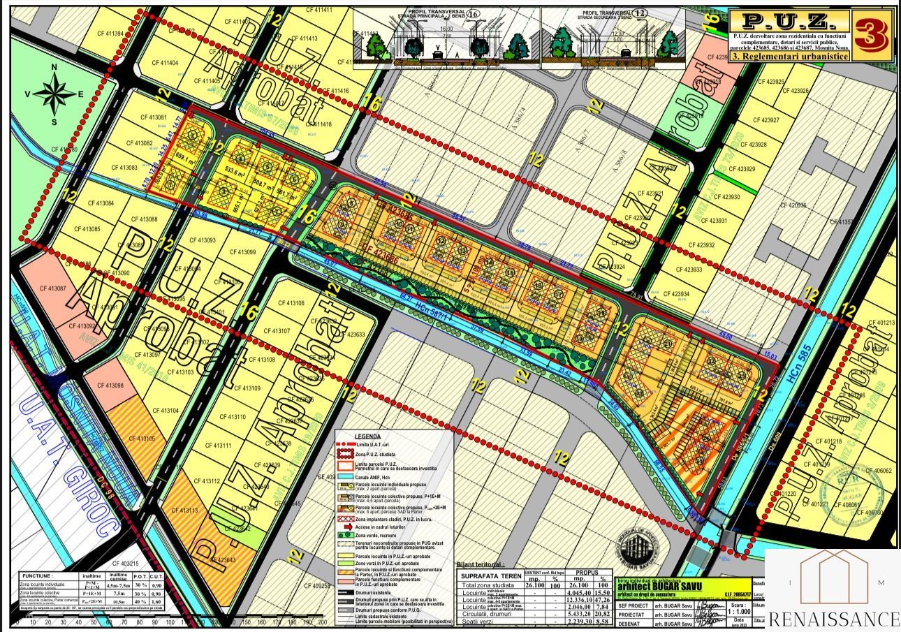 Mosnita Noua PUZ Aprobat 15.391mp Blocuri si Duplexuri cu AC - Poză 1
