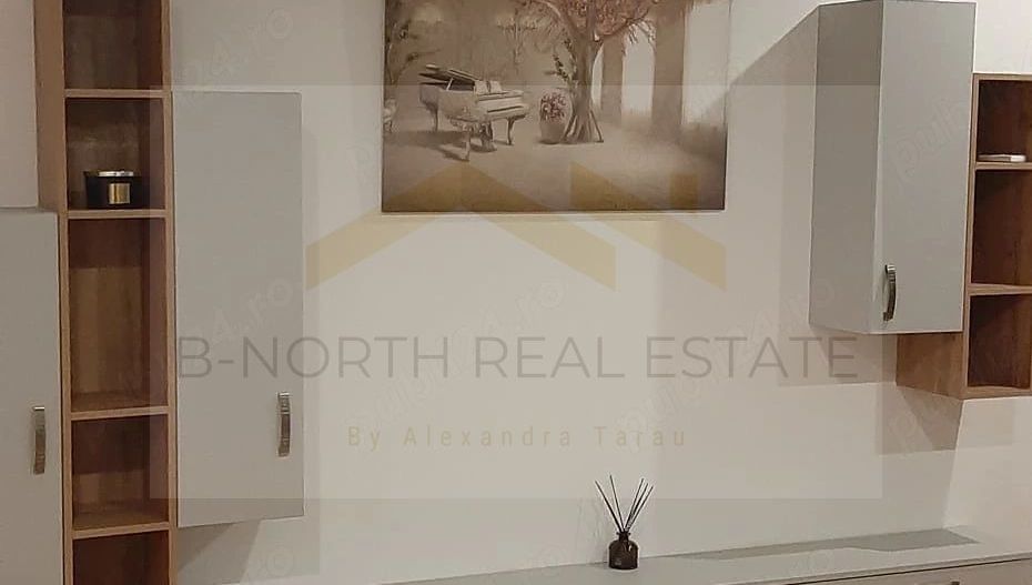 Apartament de închiriat 2 camere Nusco City Pipera | Vedere către grădina - Poză 5