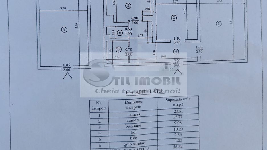 Apartament 2 Camere Centru - Copou Blocuri Rusesti - Poză 8