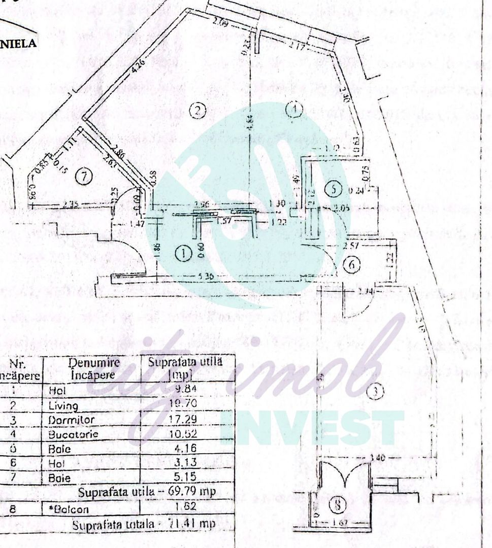 Apartament 2 camere spatios,  la cheie - Poză 3