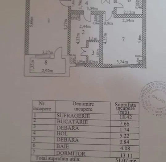 Apartament 2 camere decomamdat - Poză 2