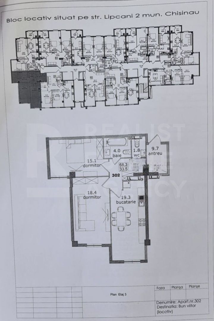 Vânzare, apartament, 2 camere, strada Alba Iulia, Buiucani - Poză 2