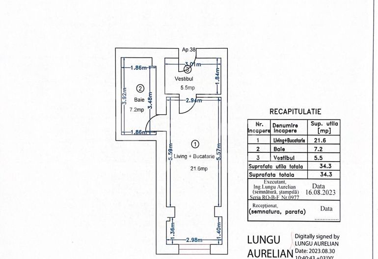 Studio, Pipera, oportunitate investiție - randament 6,2% - Poză 14