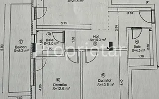 Apartament de vanzare 3 camere, 66 mp, 2 bai, balcon, 2 parcari - Poză 18
