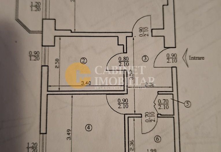 2 CAMERE - ETAJ INTERMEDIAR - PACURARI - Poză 2