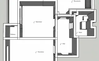Apartament 2 camere decomandat, etaj intermediar, cartier Intre Lacuri - Schiță 13
