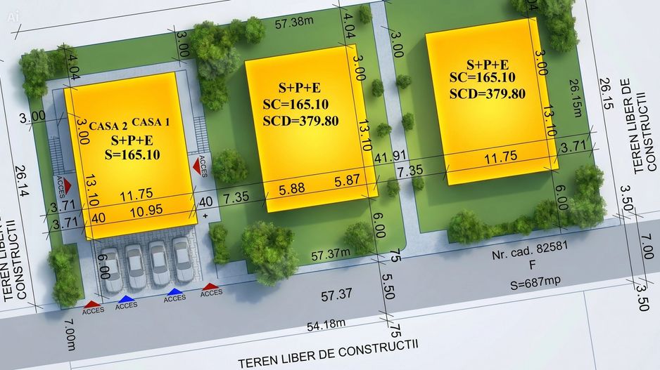 Duplex semifinisat, zona Vivo - Poză 19