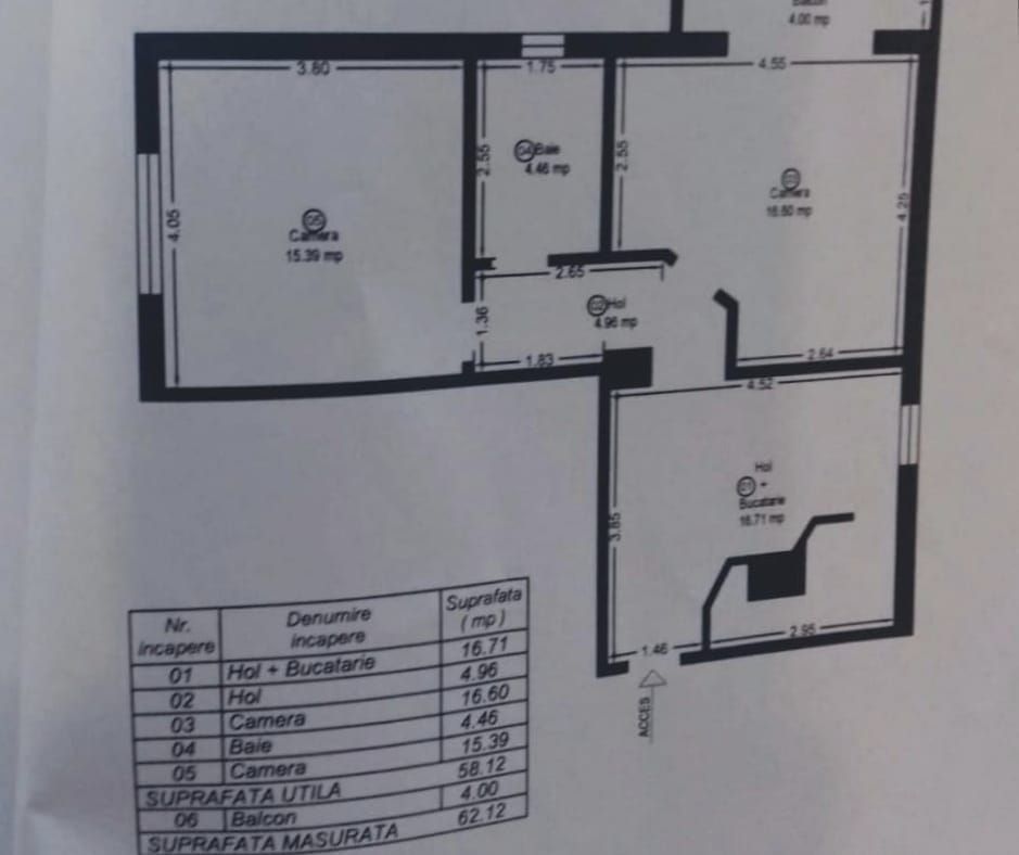 Bucovina | 2 Camere | Decomandat | Mobilat si Utilat - Schiță 9