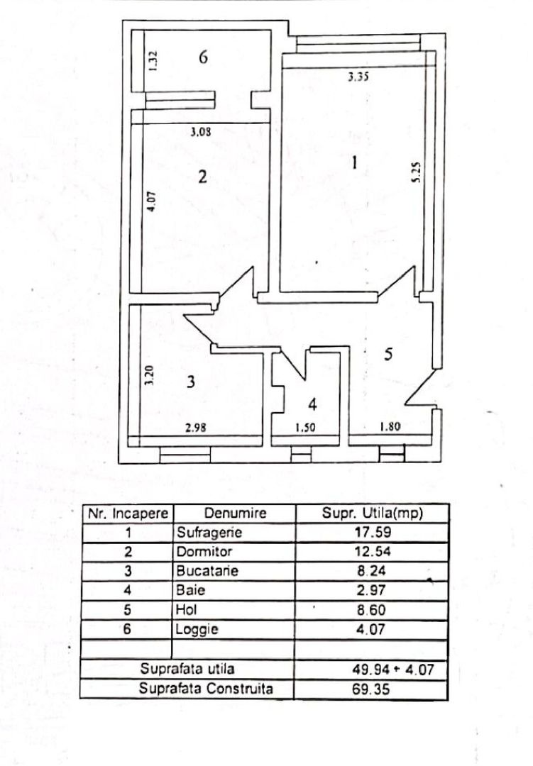 Apartament cu 2 camere, etaj 1, mobilat și utilat, VASLUI - zona COPOU; - Poză 11