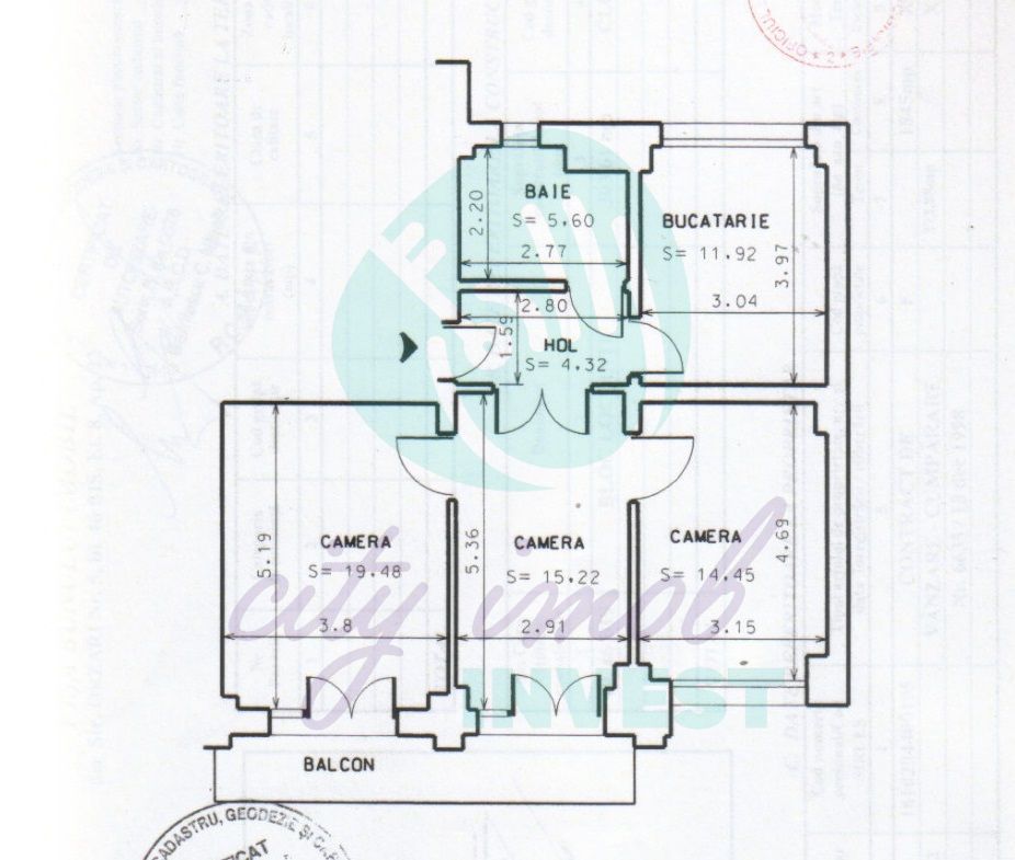 Bloc P+9 format din 2 scari in zona Calea Calarasilor - Poză 29