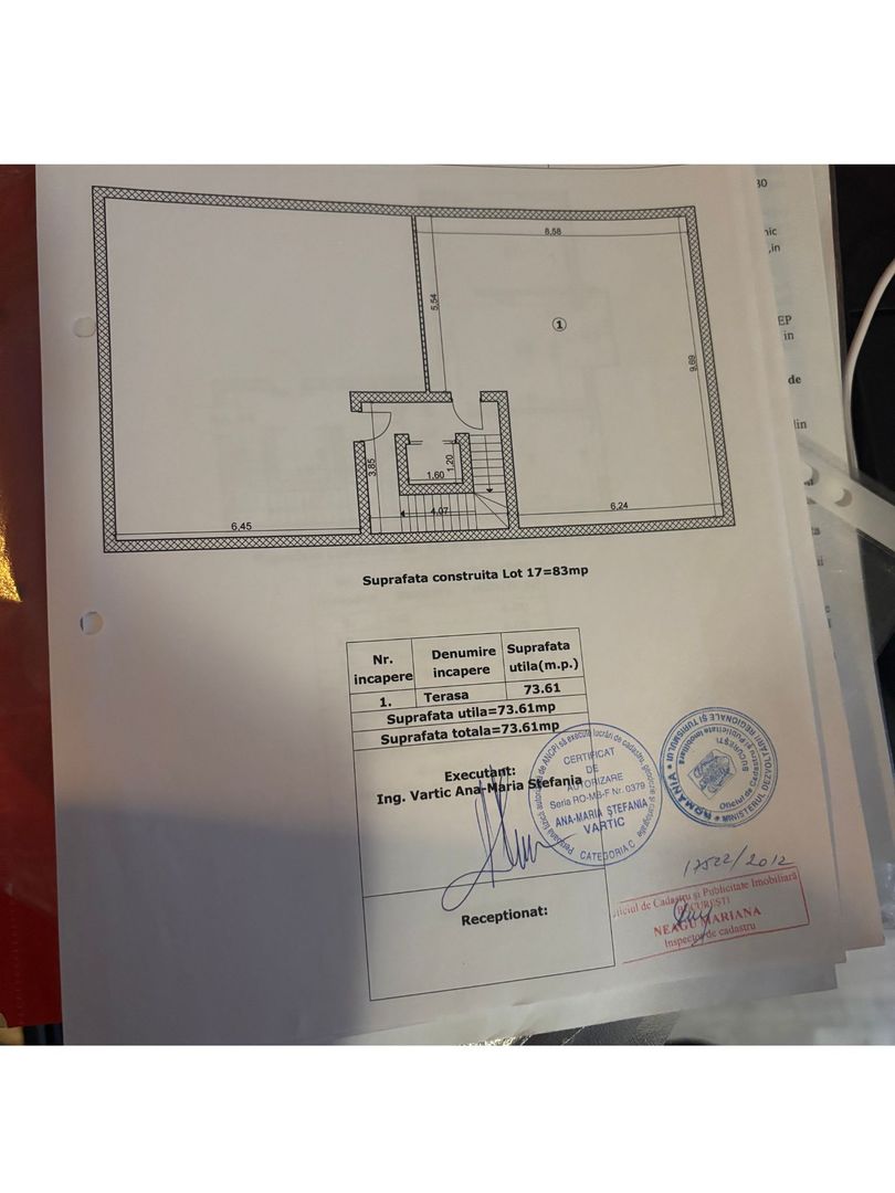 APARTAMENT 2 CAMERE | TERASA 73MP | METROU 1MAI - Schiță 6