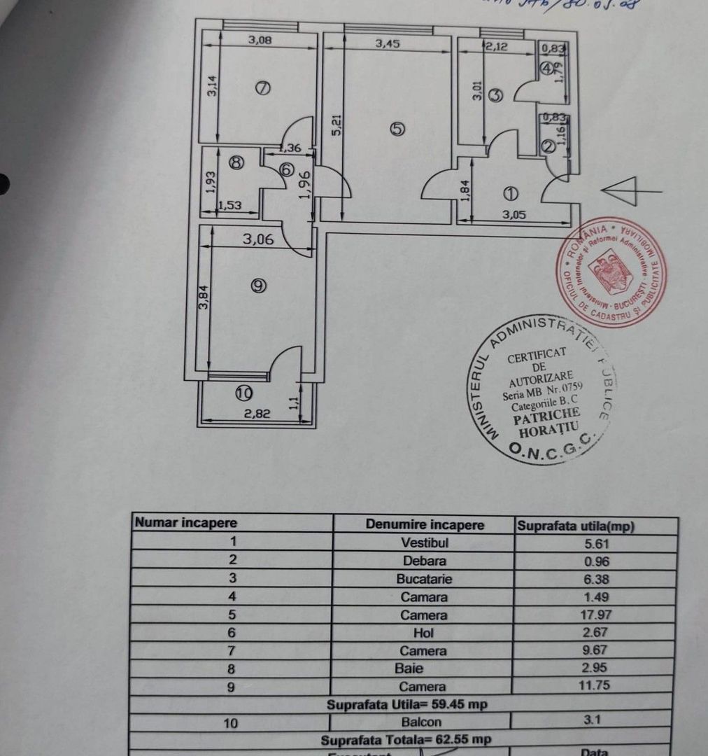 3 camere centrala proprie  Rahova B6 - Poză 8