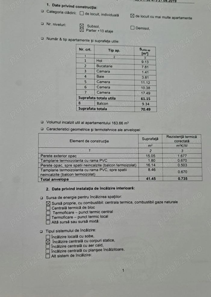 Vând apartament 3 camere. - Poză 7