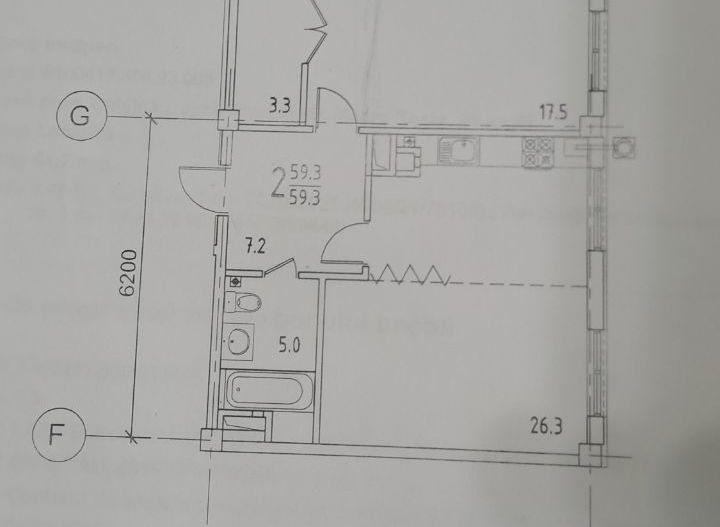 Apartament cu 2 camere, Centru - Poză 19