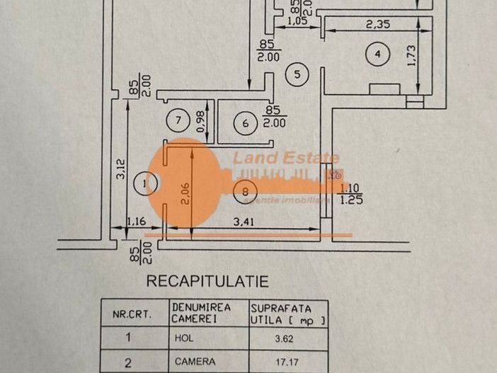 Apartament 2 camere | renovat | Spitalul Sfântul Pantelimon - Schiță 8